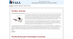 Desktop Screenshot of nall.ca