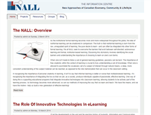 Tablet Screenshot of nall.ca